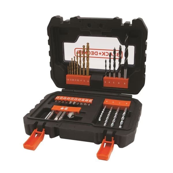 Skruvborrningsset (31 tillbehör) BLACK+DECKER - A7233-XJ