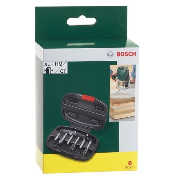 BOSCH Box med 6 borr 8mm