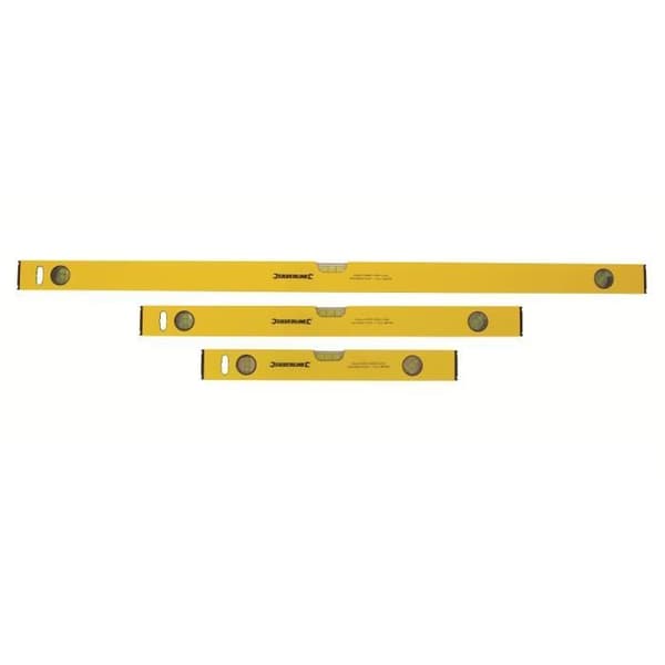 SILVERLINE Set med 3 murare vattenpass