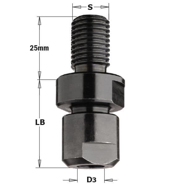 MANDRIN S=M16X2 P.PINCE 6-6.35-8-9.5 796.160.00