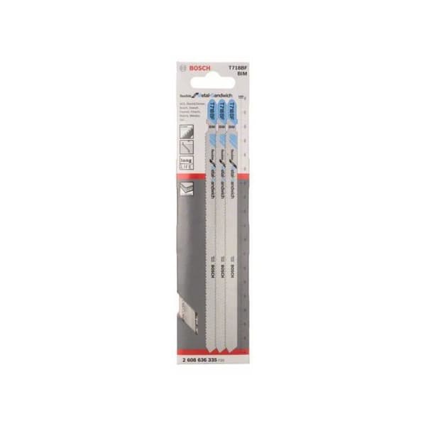 Sticksågsblad T 718 BF Flexibel för Metal-Sandwich - BOSCH