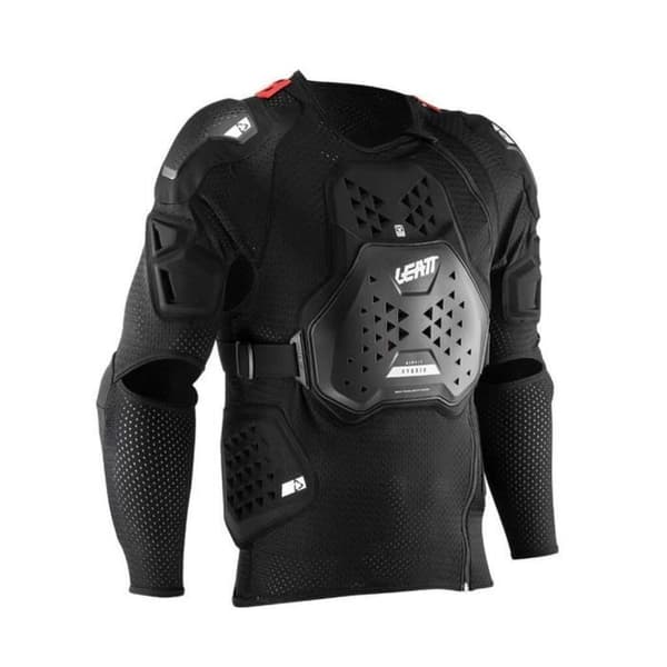 Leatt 3DF airFit hybrid motorcykel stenskydd - svart - S/M