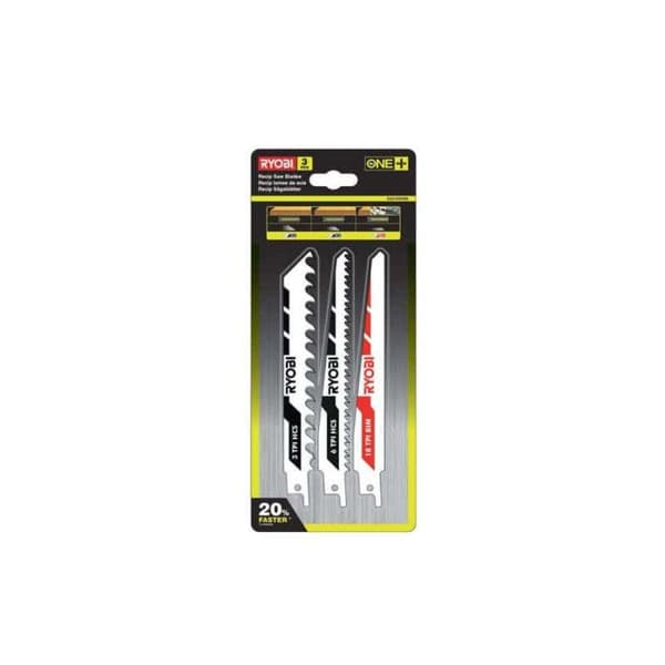 RYOBI OnePlus sladdlösa sabelsågblad - Set med 3 - HSS bimetall - 152 mm