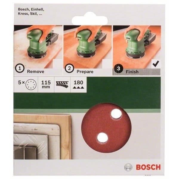 BOSCH Tillbehör - abr. kardborre-excenter 115 / g180 / 8 hål