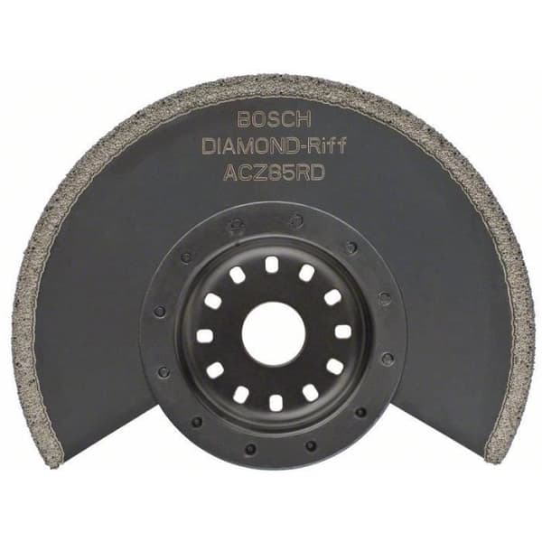 Diamantsegmenterad blad - BOSCH - ACZ 85 RD4 - Minskad vibration - Curved-Tec-teknik - 85 mm