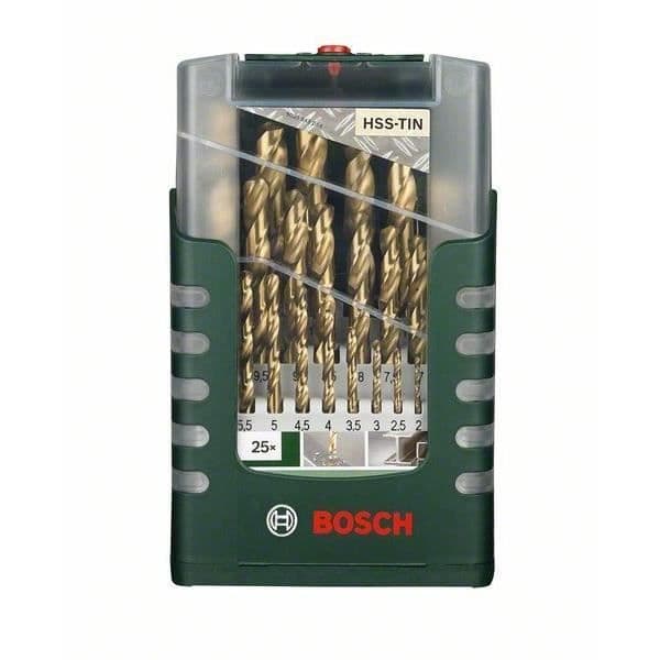 Forets HSS Titan - BOSCH - Set 19 - 1-10mm - Centreringsborr - 200 mm