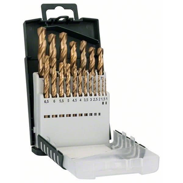 Forets HSS Titan - BOSCH - Set 19 - 1-10mm - Centreringsborr - 200 mm