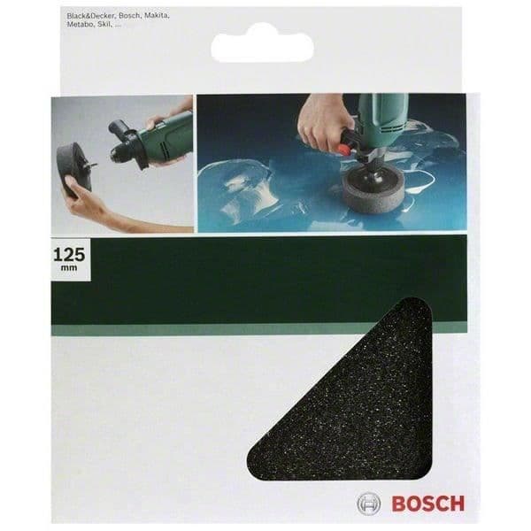 BOSCH - Polersvamp 125mm - för trä, metall och syntetmaterial