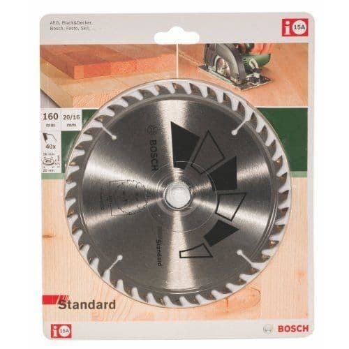 Cirkelsågblad - Bosch - 2609256811 - 160 mm - 40 tänder - Karbide