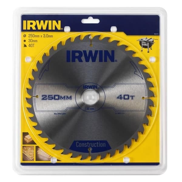 IRWIN konstruktion cirkelsågblad 160 x 20 x 2,5 mm 30 tänder