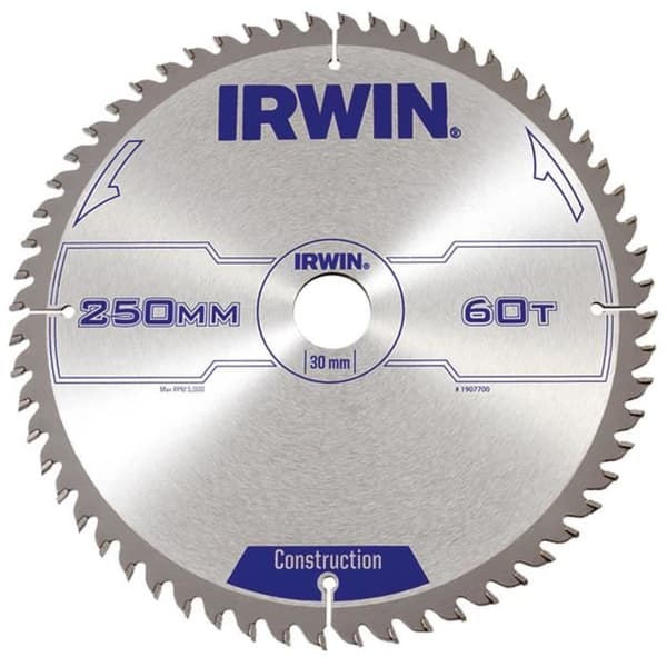 IRWIN konstruktion cirkelsågblad 160 x 20 x 2,5 mm 30 tänder