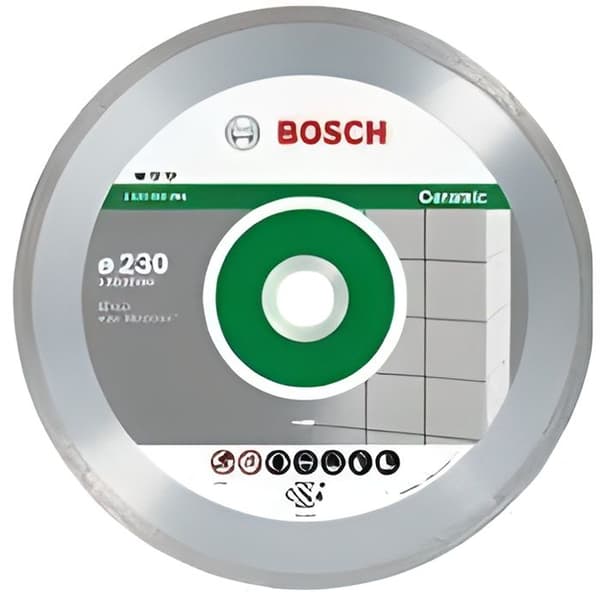 BOSCH Diamantkapskiva Professionell keramik - 230 x 25,40 x 1,6 x 7 mm - Med reduktionsring