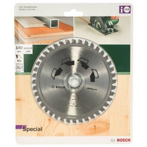 Bosch 2609256885 Cirkelsågblad Special 140 mm