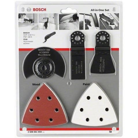 Bosch 23-delat universalset för trä och metall