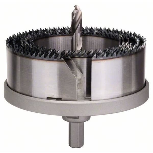 Hålsåg - BOSCH - Set med 5 sågar 68-100 mm - Gjuten aluminiumbas - För borrrör