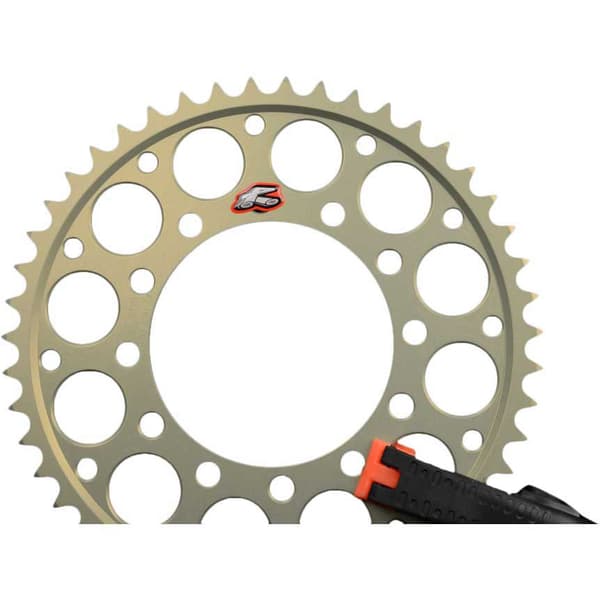 Renthal 478u-520 Ultralight Rear Sprocket Hopeinen 44t