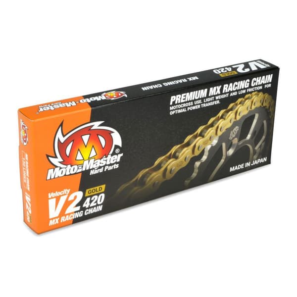 Moto-master Kedja Mx V2-420g Silver 130 Links