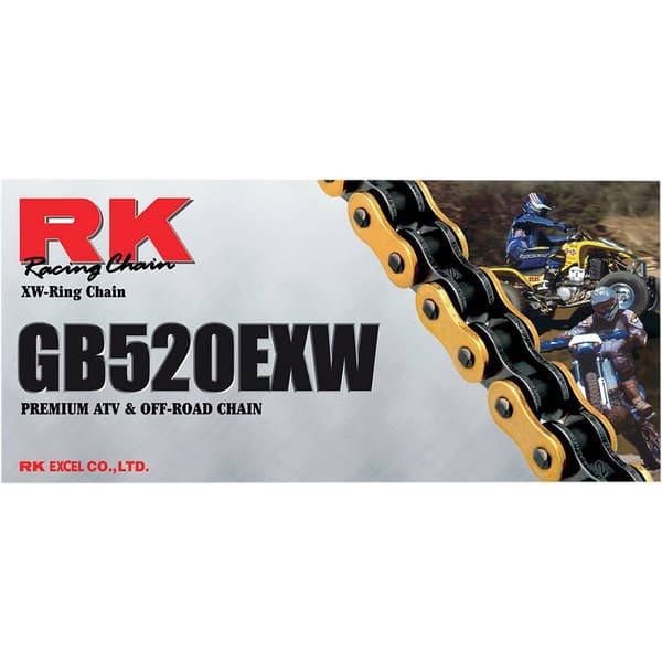 Rk 520 Exw Clip Xw Ring Drive Chain Silver 114 Links