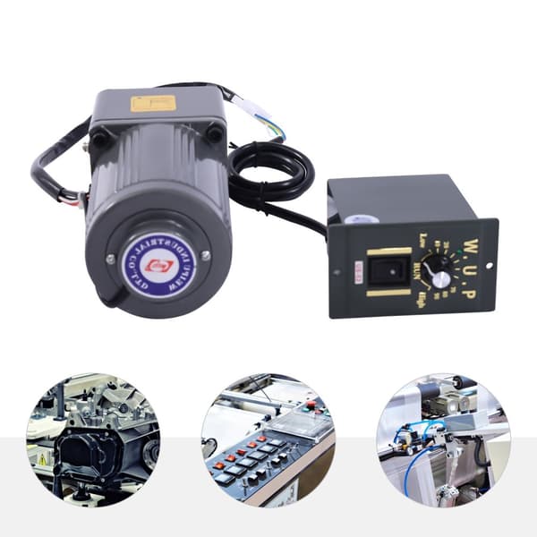 Justerbar hastighed gearmotor, kobberkonstruktion, uendeligt justerbar hastighed.