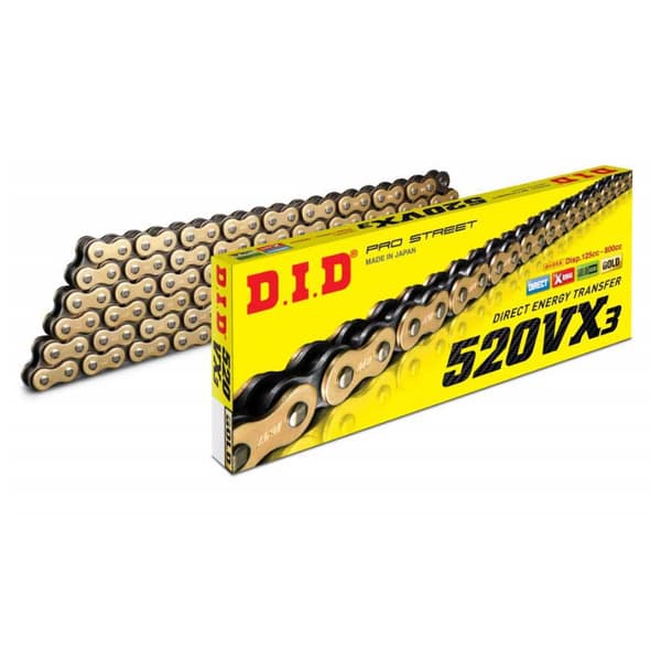 Did Kedja 520vx3 28831207f Guld 120 Links