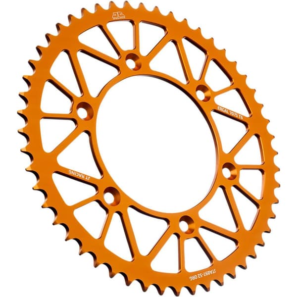 Jt Sprockets Bakdrev Av Aluminium Husqvarna/ktm Jta897.52org Orange 52t