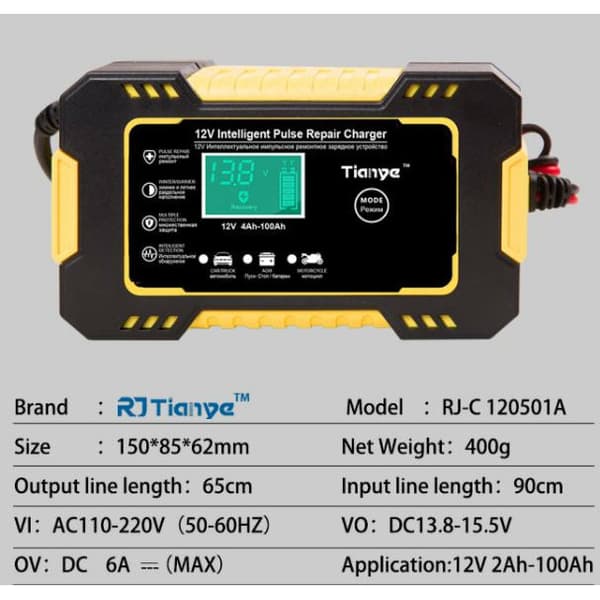 Bil batterioplader 24 V
