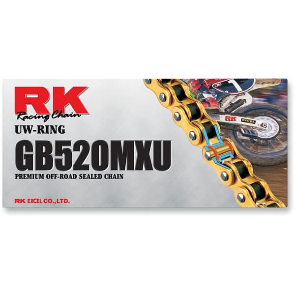 Rk 520 Mxu Clip Uw Ring Drive Kæde Søvfarvet 114 Links