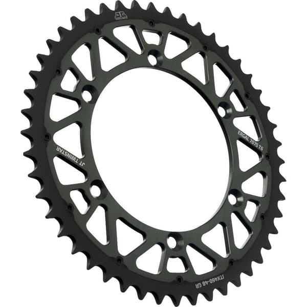 Jt Sprockets Kawasaki Jtx460.48gr Steel Bagtandhjul Sort 48t