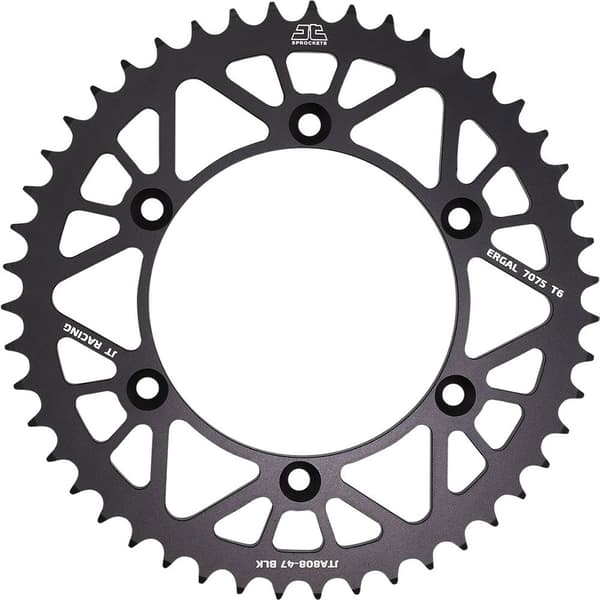 Jt Sprockets Suzuki Jta808.48blk Aluminium Takaratas Musta 48t