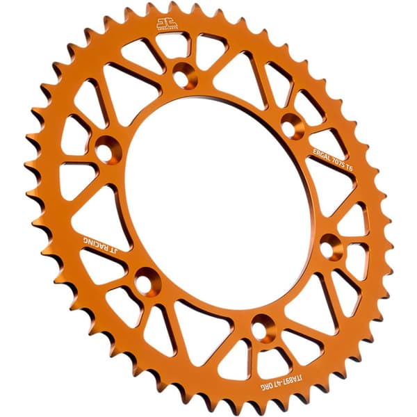 Jt Sprockets Husqvarna/ktm Jta897.47org Aluminium Bakre Drev Orange 47t