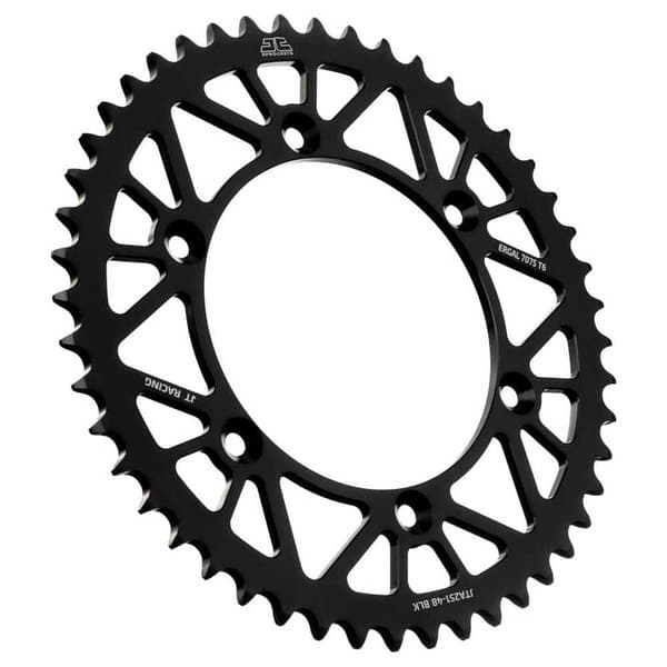 Jt Sprockets Yamaha Jta251.48blk Aluminium Bagtandhjul Sort 48t
