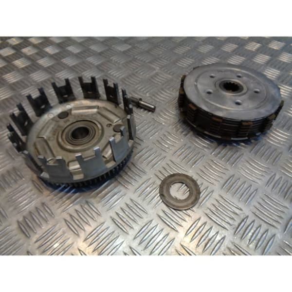 kopplingsklocka mutter tryckplatta motorcykel kawasaki klx 650 lx 650 c- USED
