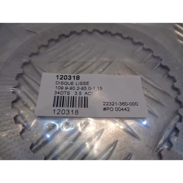 slät skivkoppling motorcykel honda cr 125 r m mr 175 1975 - 81 tecnium 22321-360-000 bihr 120318