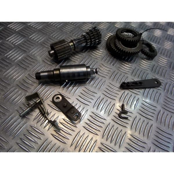 växellåda pinjonggaffel original motorcykel jawa 50 dandy sachs motor- USED
