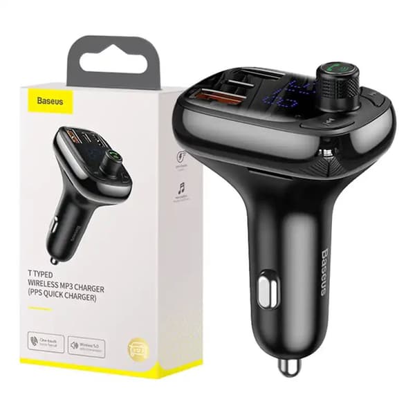 Bil Bluetooth MP3-spiller Baseus T Shaped S-13 Black OS