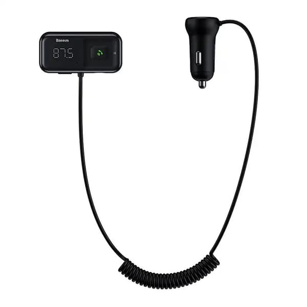 Bil Bluetooth MP3-spiller + Lader Baseus T Shaped S-16 Black OS