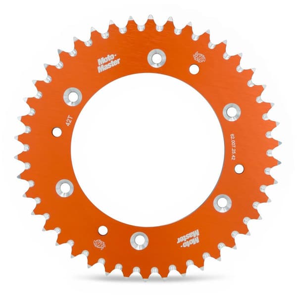 Moto-master 520 Husaberg/husqvarna/ktm 620072543 Aluminium Bagtandhjul Orange 43t