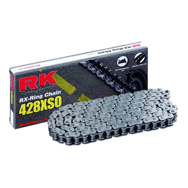 Rk 428 Xso Clip&rivet Rx Ring Drive Kedja Silver 110 Links