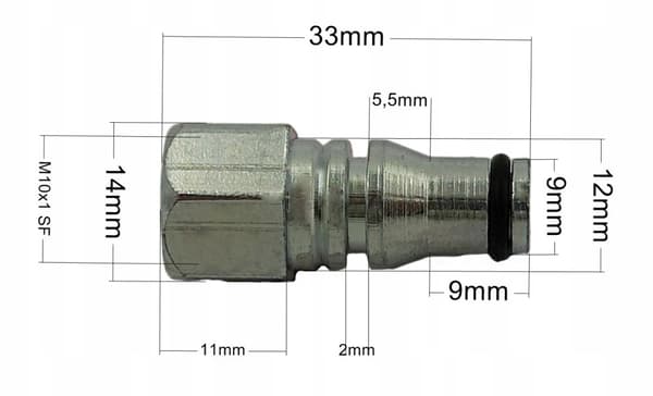 Fleksibel koblingsslange til slavecylinder OEM: 41640 3Z100-DS Hyundai i40, Kia Carens