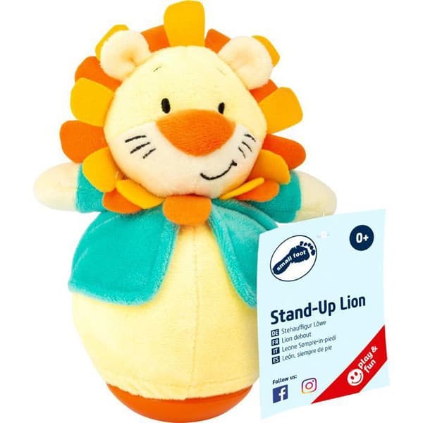 Small Foot rocker Leo junior 18 cm plysch