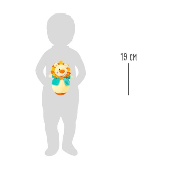 Small Foot rocker Leo junior 18 cm plysch