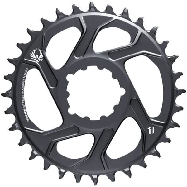 Sram X-Sync 2 SL Direktmontering 3 Mm Offset Boost DEagle Kuggdrev Unisex-Vuxen, Lunar Grå, 34T - 11.6218.042.017