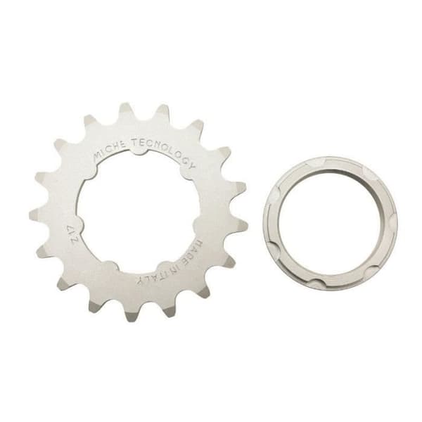 MICHE 17D TRACK SPROCKET CYKEL. MED GÄNGAD STÖD 3.30