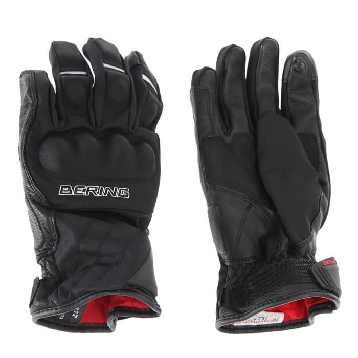 BERING Glenn Moto Gloves Black. PPE godkendt (lov af 20/11/2016)
