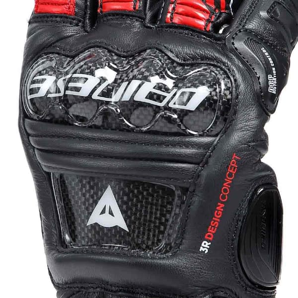 Dainese Läderhandskar Druid 4 Röd,Svart 3XL