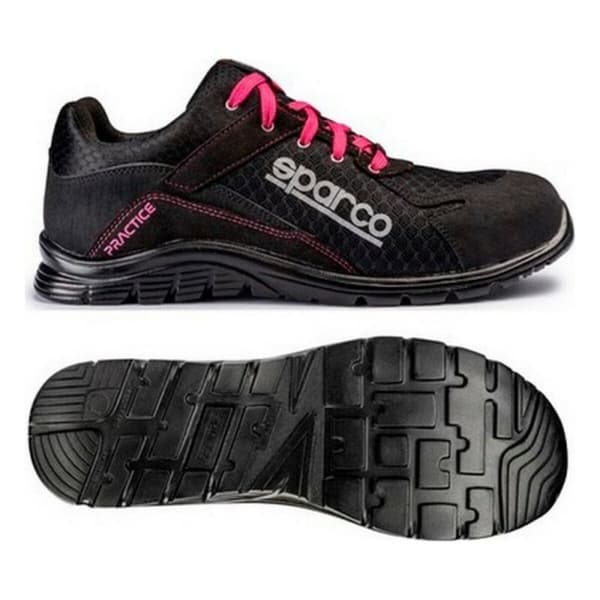 Sikkerhedssko Sparco Practice Sort Pink - 43