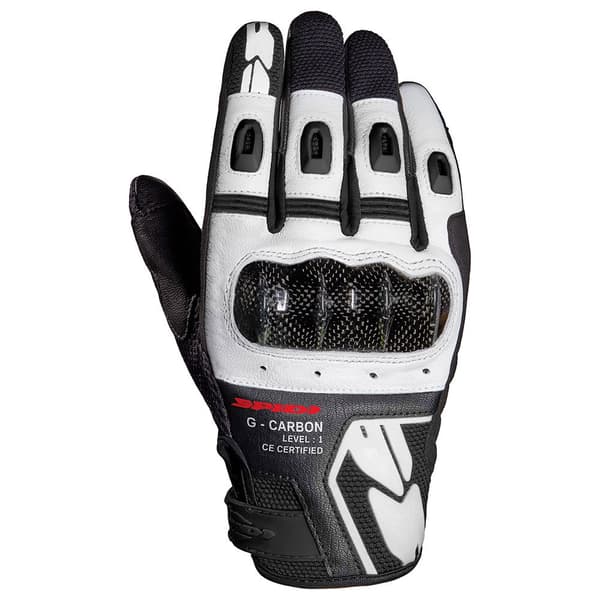 Spidi Handsker G-carbon Hvid,Sort XL