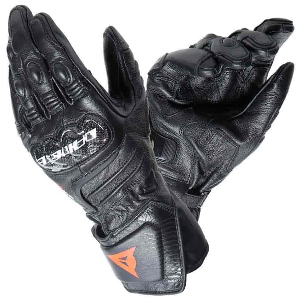 Dainese Långa Läderhandskar Carbon 4 Svart M