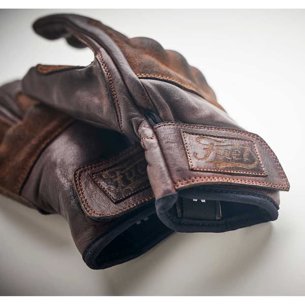 Fuel Motorcycles Nahkahanskat Rodeo Ruskea XL