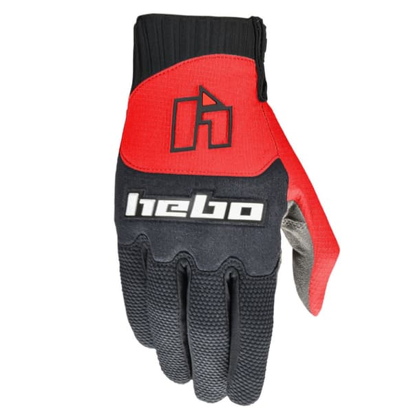 Hebo Handskar Scratch Röd,Svart M